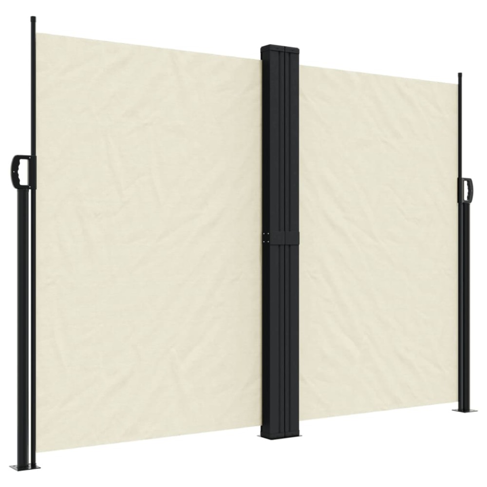 vidaXL Copertină laterală retractabilă, crem, 180x1000 cm