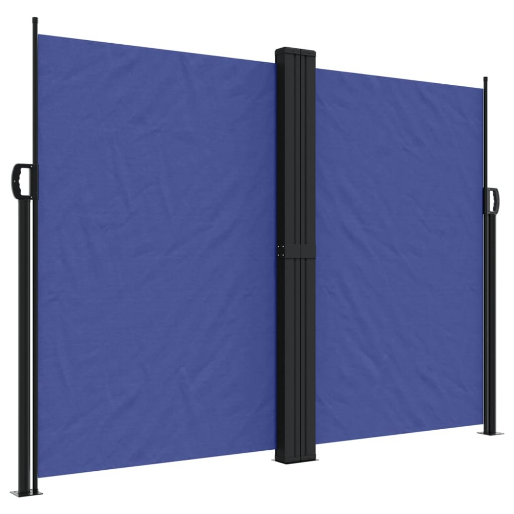 vidaXL Copertină laterală retractabilă, albastru, 180x1000 cm