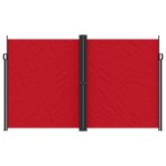 vidaXL Copertină laterală retractabilă, roșu, 200x1000 cm
