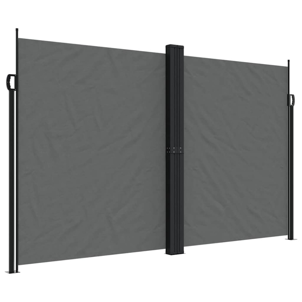 vidaXL Copertină laterală retractabilă, antracit, 200x1000 cm
