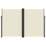 vidaXL Copertină laterală retractabilă, crem, 220x1000 cm vidaXL Copertină laterală retractabilă, crem, 220x1000 cm