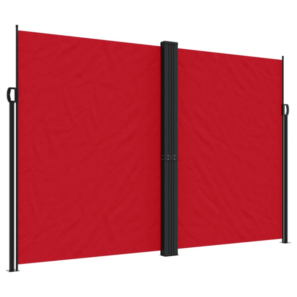 vidaXL Copertină laterală retractabilă, roșu, 220x1000 cm