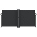 vidaXL Copertină laterală retractabilă, negru, 120x1200 cm