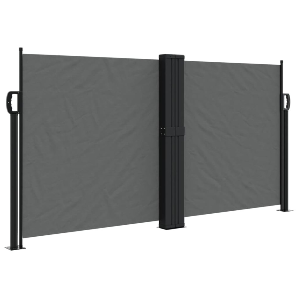 vidaXL Copertină laterală retractabilă, antracit, 120x1200 cm