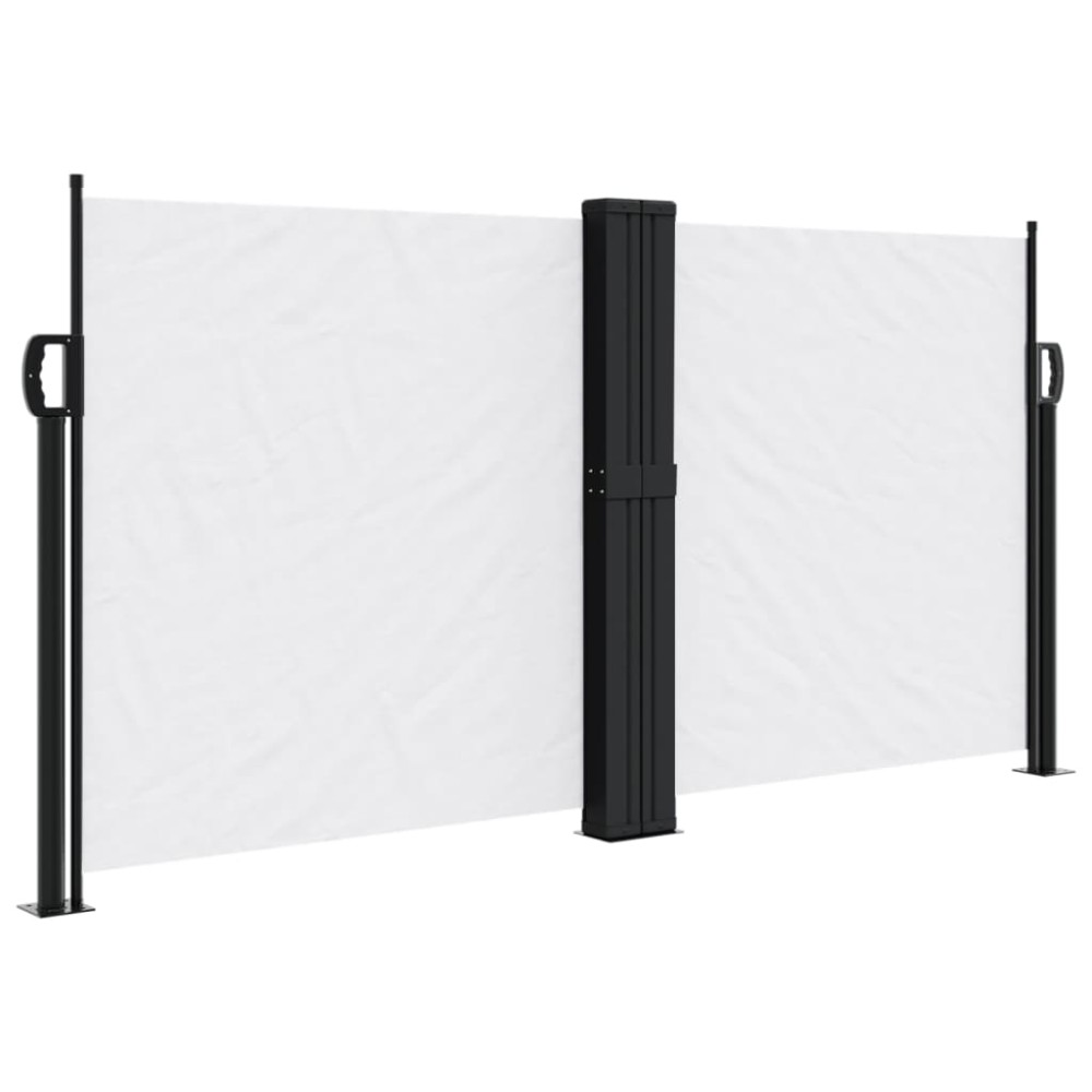 vidaXL Copertină laterală retractabilă, alb, 120 x 1200 cm
