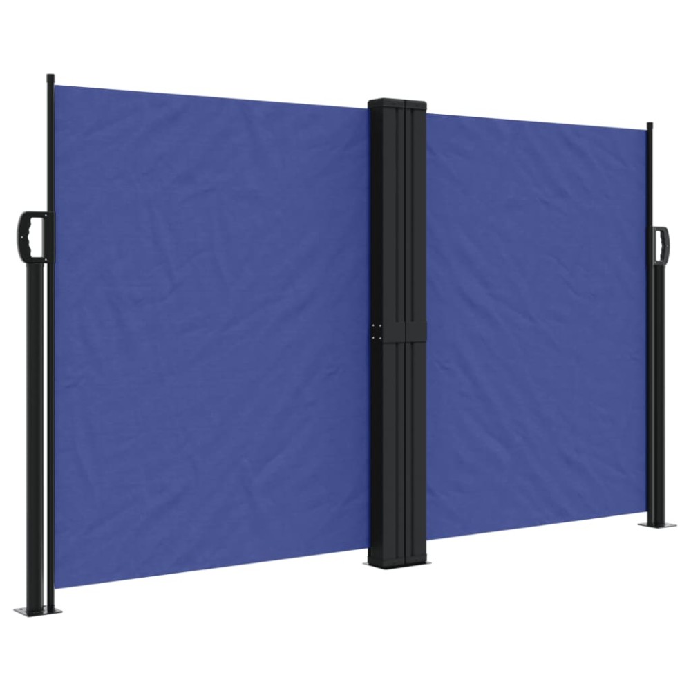 vidaXL Copertină laterală retractabilă, albastru, 140x1200 cm