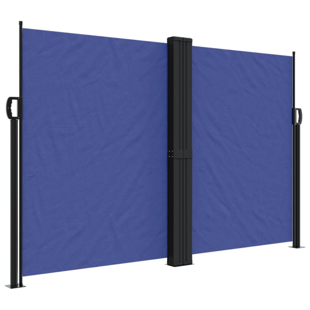 vidaXL Copertină laterală retractabilă, albastru, 160x1200 cm
