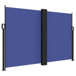 vidaXL Copertină laterală retractabilă, albastru, 160x1200 cm