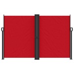 vidaXL Copertină laterală retractabilă, roșu, 160x1200 cm