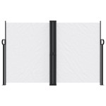 vidaXL Copertină laterală retractabilă, alb, 160x1200 cm vidaXL Copertină laterală retractabilă, alb, 160x1200 cm