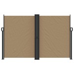 vidaXL Copertină laterală retractabilă, taupe, 160x1200 cm