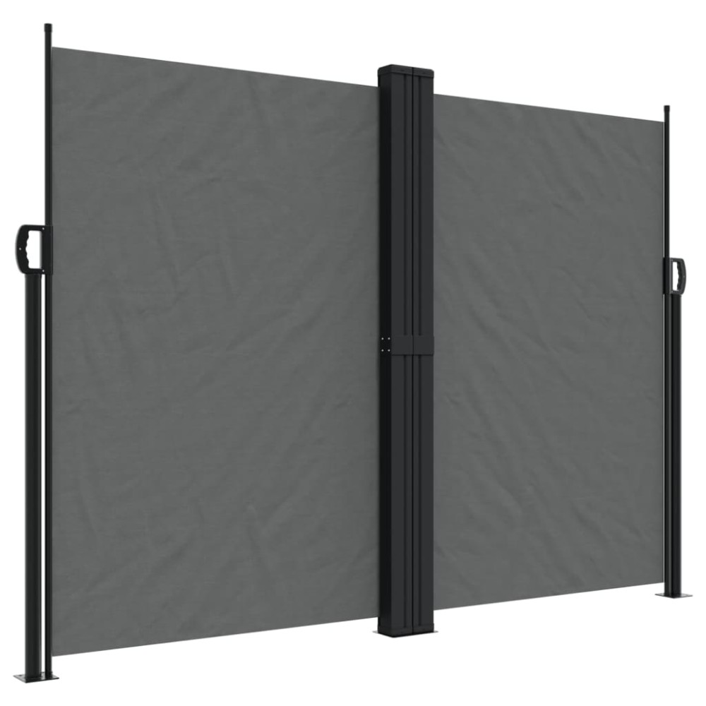 vidaXL Copertină laterală retractabilă, antracit, 180x1200 cm