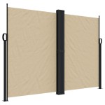 vidaXL Copertină laterală retractabilă, bej, 180x1200 cm