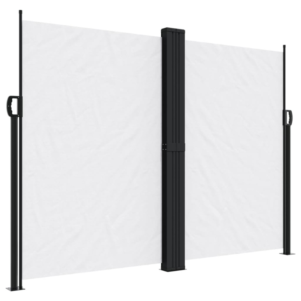 vidaXL Copertină laterală retractabilă, alb, 180x1200 cm