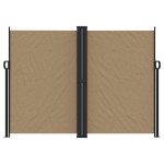 vidaXL Copertină laterală retractabilă, taupe, 180x1200 cm