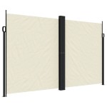 vidaXL Copertină laterală retractabilă, crem, 200x1200 cm