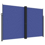vidaXL Copertină laterală retractabilă, albastru, 220x1200 cm