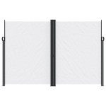 vidaXL Copertină laterală retractabilă, alb, 220x1200 cm vidaXL Copertină laterală retractabilă, alb, 220x1200 cm