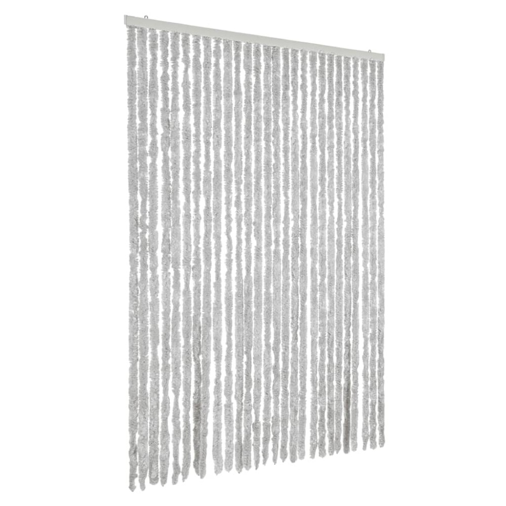 vidaXL Perdea pentru insecte, gri, 118x220 cm, chenille