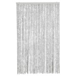 vidaXL Perdea pentru insecte, gri, 118x220 cm, chenille vidaXL Perdea pentru insecte, gri, 118x220 cm, chenille