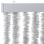 vidaXL Perdea pentru insecte, gri, 118x220 cm, chenille vidaXL Perdea pentru insecte, gri, 118x220 cm, chenille