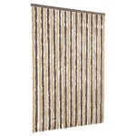 vidaXL Perdea pentru insecte, maro închis și bej, 118x220 cm, chenille vidaXL Perdea pentru insecte, maro închis și bej, 118x220 cm, chenille