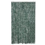 vidaXL Perdea pentru insecte, verde și alb, 118x220 cm, chenille vidaXL Perdea pentru insecte, verde și alb, 118x220 cm, chenille