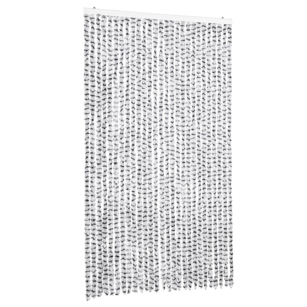 vidaXL Perdea de insecte gri deschis & gri închis 118x220 cm chenille