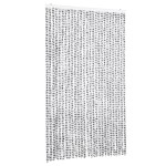 vidaXL Perdea de insecte gri deschis & gri închis 118x220 cm chenille vidaXL Perdea de insecte gri deschis & gri închis 118x220 cm chenille