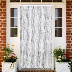 vidaXL Perdea de insecte gri deschis & gri închis 118x220 cm chenille vidaXL Perdea de insecte gri deschis & gri închis 118x220 cm chenille