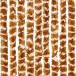 vidaXL Perdea pentru insecte, ocru și alb, 118x220 cm, chenille vidaXL Perdea pentru insecte, ocru și alb, 118x220 cm, chenille