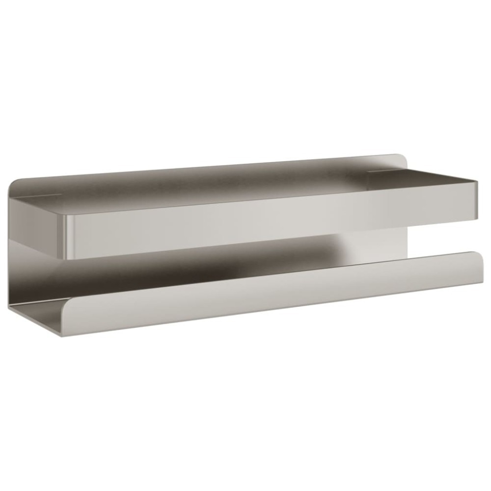 vidaXL Raft de duș, 23x6,5x6 cm, oțel inoxidabil 304 periat