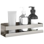 vidaXL Raft de duș, 23x6,5x6 cm, oțel inoxidabil 304 periat vidaXL Raft de duș, 23x6,5x6 cm, oțel inoxidabil 304 periat