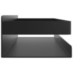 vidaXL Raft de duș negru mat 30x10x6 cm oțel inoxidabil 304 periat vidaXL Raft de duș negru mat 30x10x6 cm oțel inoxidabil 304 periat