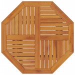 vidaXL Masă de grădină pliabilă, Ø70x75 cm, lemn masiv acacia vidaXL Masă de grădină pliabilă, Ø70x75 cm, lemn masiv acacia