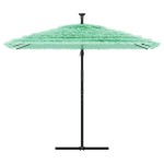 vidaXL Umbrelă soare de grădină cu stâlp din oțel, verde 269x269x235cm vidaXL Umbrelă soare de grădină cu stâlp din oțel, verde 269x269x235cm
