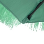vidaXL Umbrelă soare de grădină cu stâlp din oțel verde 248x248x248 cm