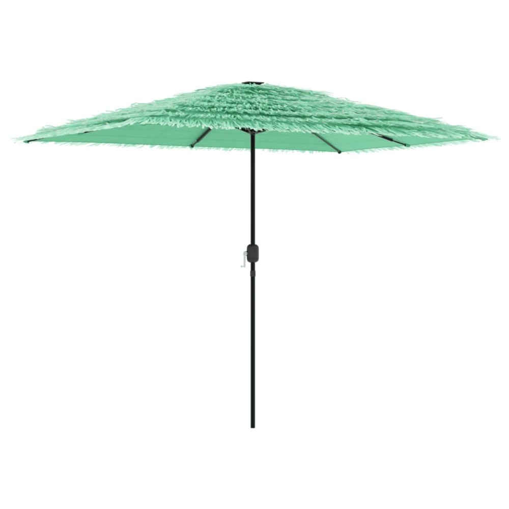vidaXL Umbrelă soare de grădină cu stâlp din oțel verde 300x200x250 cm