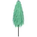 vidaXL Umbrelă soare de grădină stâlp din lemn verde 223x223x213 cm vidaXL Umbrelă soare de grădină stâlp din lemn verde 223x223x213 cm