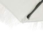 vidaXL Umbrelă soare de grădină stâlp din oțel, alb 223x223x213cm vidaXL Umbrelă soare de grădină stâlp din oțel, alb 223x223x213cm