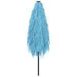 vidaXL Umbrelă soare de grădină stâlp din oțel, albastru 268x268x226cm vidaXL Umbrelă soare de grădină stâlp din oțel, albastru 268x268x226cm