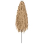 vidaXL Umbrelă soare de grădină cu stâlp din oțel, maro 288x288x225 cm vidaXL Umbrelă soare de grădină cu stâlp din oțel, maro 288x288x225 cm