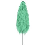 vidaXL Umbrelă soare de grădină cu stâlp din oțel verde 288x288x225 cm