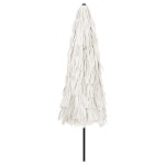 vidaXL Umbrelă soare de grădină stâlp din oțel, alb 324x324x247 cm vidaXL Umbrelă soare de grădină stâlp din oțel, alb 324x324x247 cm