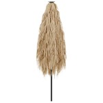 vidaXL Umbrelă soare de grădină cu stâlp din oțel, maro 288x288x225 cm vidaXL Umbrelă soare de grădină cu stâlp din oțel, maro 288x288x225 cm