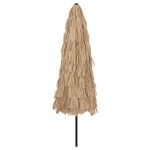 vidaXL Umbrelă soare de grădină cu stâlp din oțel, maro 324x324x247 cm vidaXL Umbrelă soare de grădină cu stâlp din oțel, maro 324x324x247 cm