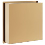 vidaXL Nișă de duș, auriu periat, 32x32x9 cm, oțel inoxidabil vidaXL Nișă de duș, auriu periat, 32x32x9 cm, oțel inoxidabil