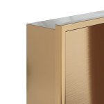 vidaXL Nișă de duș, auriu periat, 32x32x9 cm, oțel inoxidabil vidaXL Nișă de duș, auriu periat, 32x32x9 cm, oțel inoxidabil