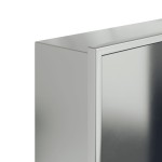 vidaXL Nișă de duș, argintiu periat, 32x62x9 cm, oțel inoxidabil vidaXL Nișă de duș, argintiu periat, 32x62x9 cm, oțel inoxidabil