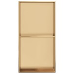 vidaXL Nișă de duș, auriu periat, 32x62x9 cm, oțel inoxidabil vidaXL Nișă de duș, auriu periat, 32x62x9 cm, oțel inoxidabil
